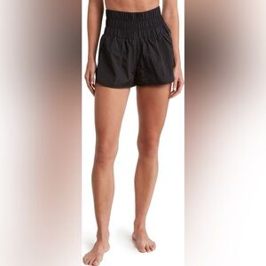 Free people way home shorts black  XL athletic running workout gym activewear